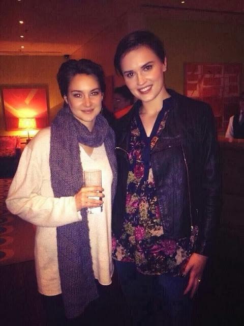 Shailene Woodley & Veronica Roth en Londres