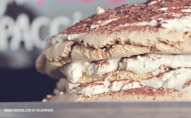 Receta Pavlova de tiramisú 