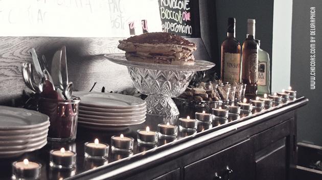 Mesa dulce - fiesta Toscana