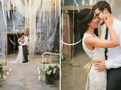 Boda romántica toque industrial