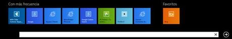favoritos Internet Explorer, dos interfaces en Windows 8