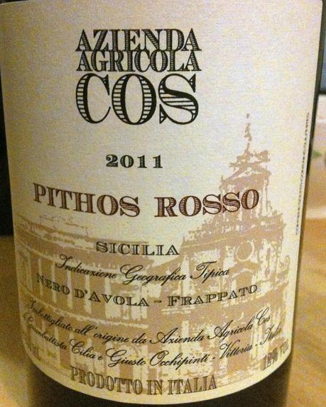 Occhipinti e COS: Pithos Rosso 2011 Pithos Rosso 2011