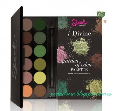 proxima  paleta Sleek: GARDEN OF EDEN