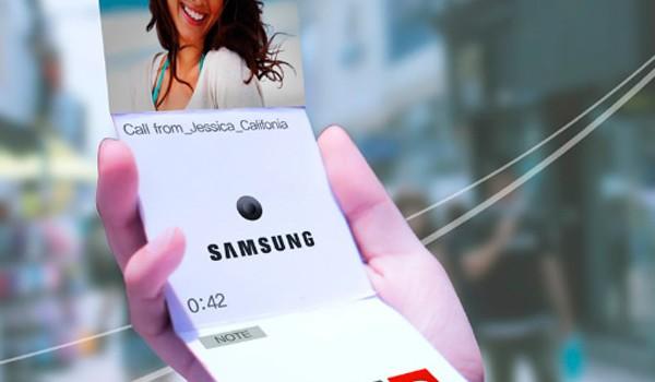 Samsung muestra imágenes de supuestos dispositivos con pantalla flexible