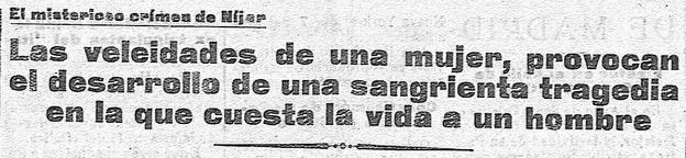 Flaca, dentona y coja. El crímen de Níjar (1928)