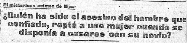 Flaca, dentona y coja. El crímen de Níjar (1928)