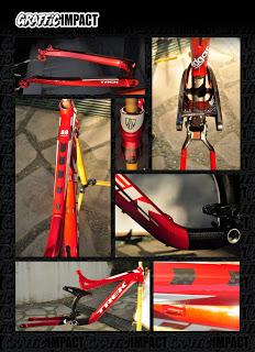 Pintura de bicicleta de descenso: Trek Session 88