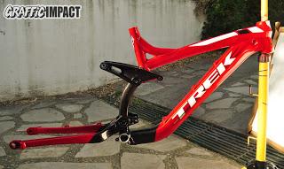 Pintura de bicicleta de descenso: Trek Session 88