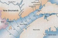 La bahía de Fundy o las mareas de siete pisos