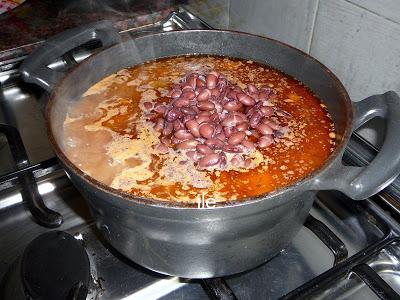 Rabo con alubias de tolosa