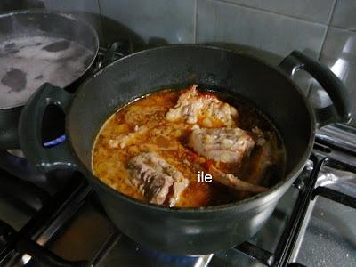 Rabo con alubias de tolosa
