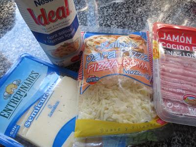 Piadinas de jamón y queso