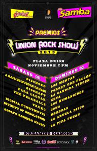Premios Union Rock Show 2013