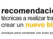 recomendaciones técnicas realizar tras crear nuevo blog Blogger