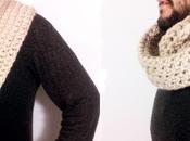 Teje bufanda infinita crochet