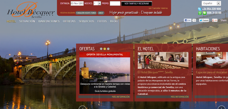 Hotel Bécquer  Sevilla   Web oficial   Mejor precio garantizado