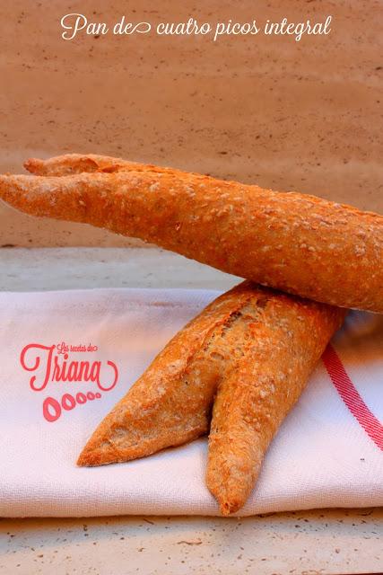 Pan de cuatro picos integral