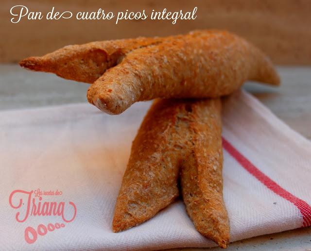 Pan de cuatro picos integral