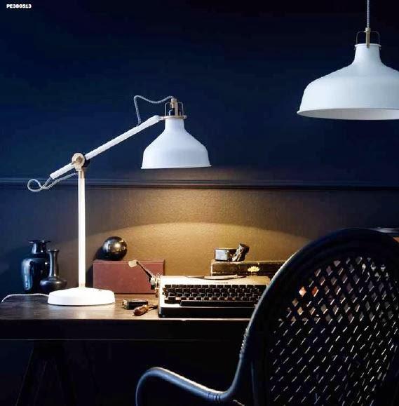 La lámpara Ranarp, de Ikea. Un toque industrial
