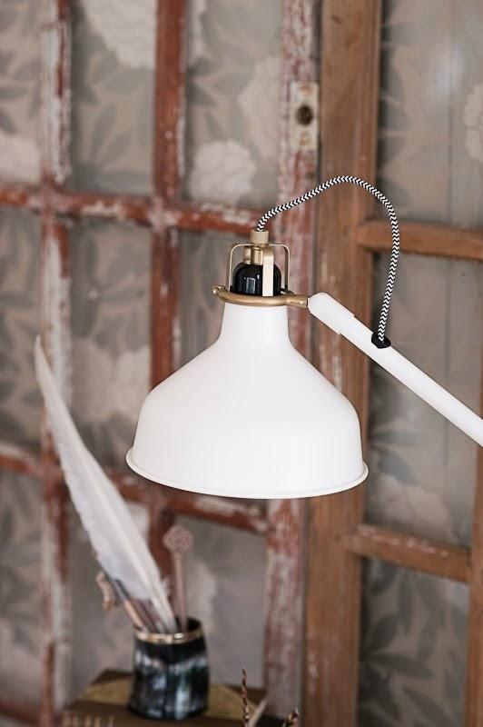 La lámpara Ranarp, de Ikea. Un toque industrial