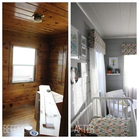 Consigue un look nordico para la habitacion del bebe sin demasiado presupuesto. Before & After