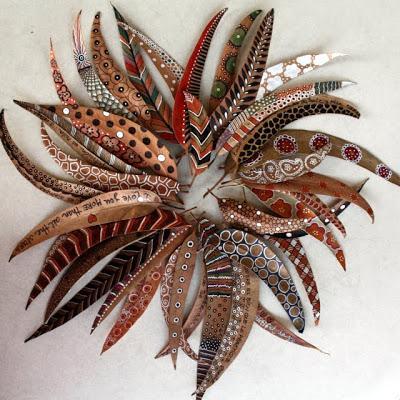 Cosas que me gustan: crafts hojas secas