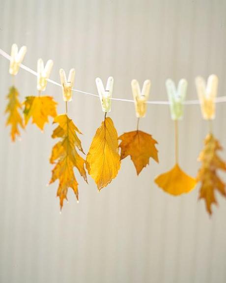 Cosas que me gustan: crafts hojas secas
