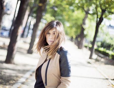 street style barbara crespo khaki sheinside jacket zara boots outfit eleven paris