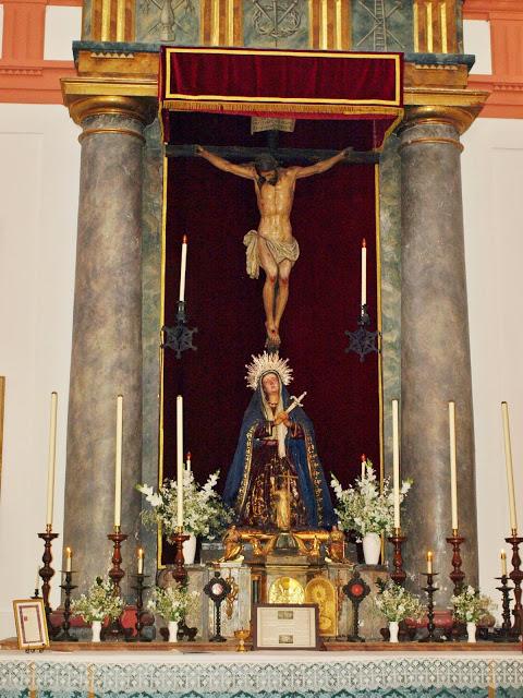 El Oratorio de la Escuela de Cristo (2): el Retablo Mayor.