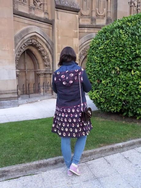 blue marine & burgundy