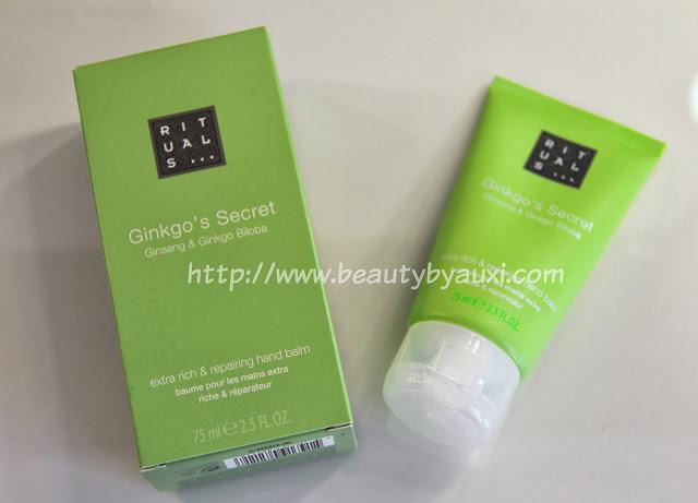 Cuidado de las manos con Rituals: Ginkgo's Secret y Hand Therapy