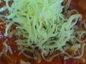 Tallarines verduras salsa tomate