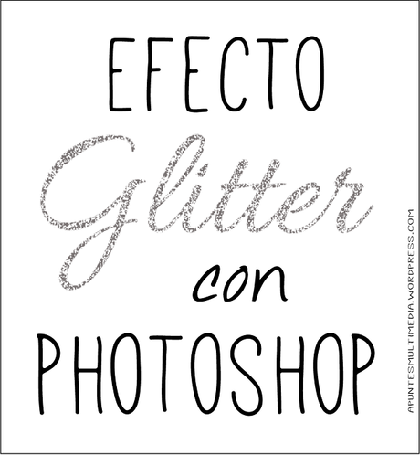 como hacer efecto glitter photoshop