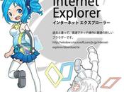 anime llamada Inori Aizawa nueva mascota navegador Internet Explorer