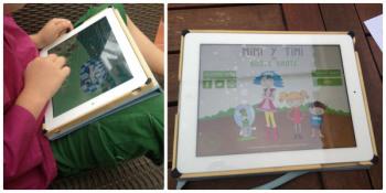 Creo que hay dos pequeñajos en casa que han encontrado la excusa perfecta para que les deje mi IPAD