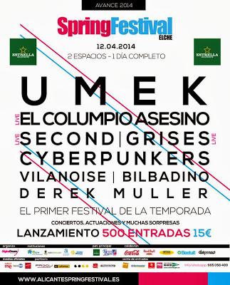 Spring Festival 2014: Second, Grises, El Columpio Asesino...