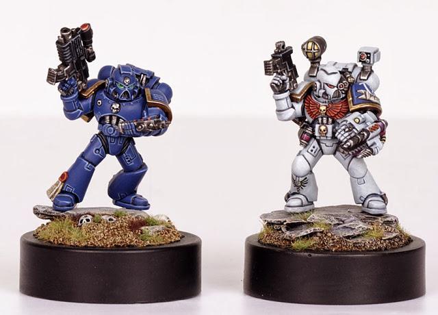 Ultramarines y Puños Imperiales de la pelicula a las figuras