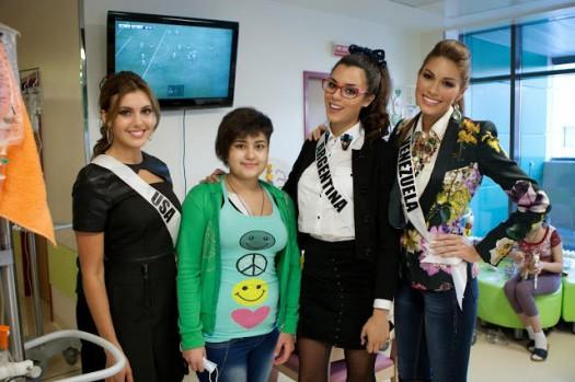 brenda gonzalez a miss universo visita hospital