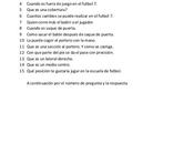 Examen para alumnos escuela fútbol Almogia