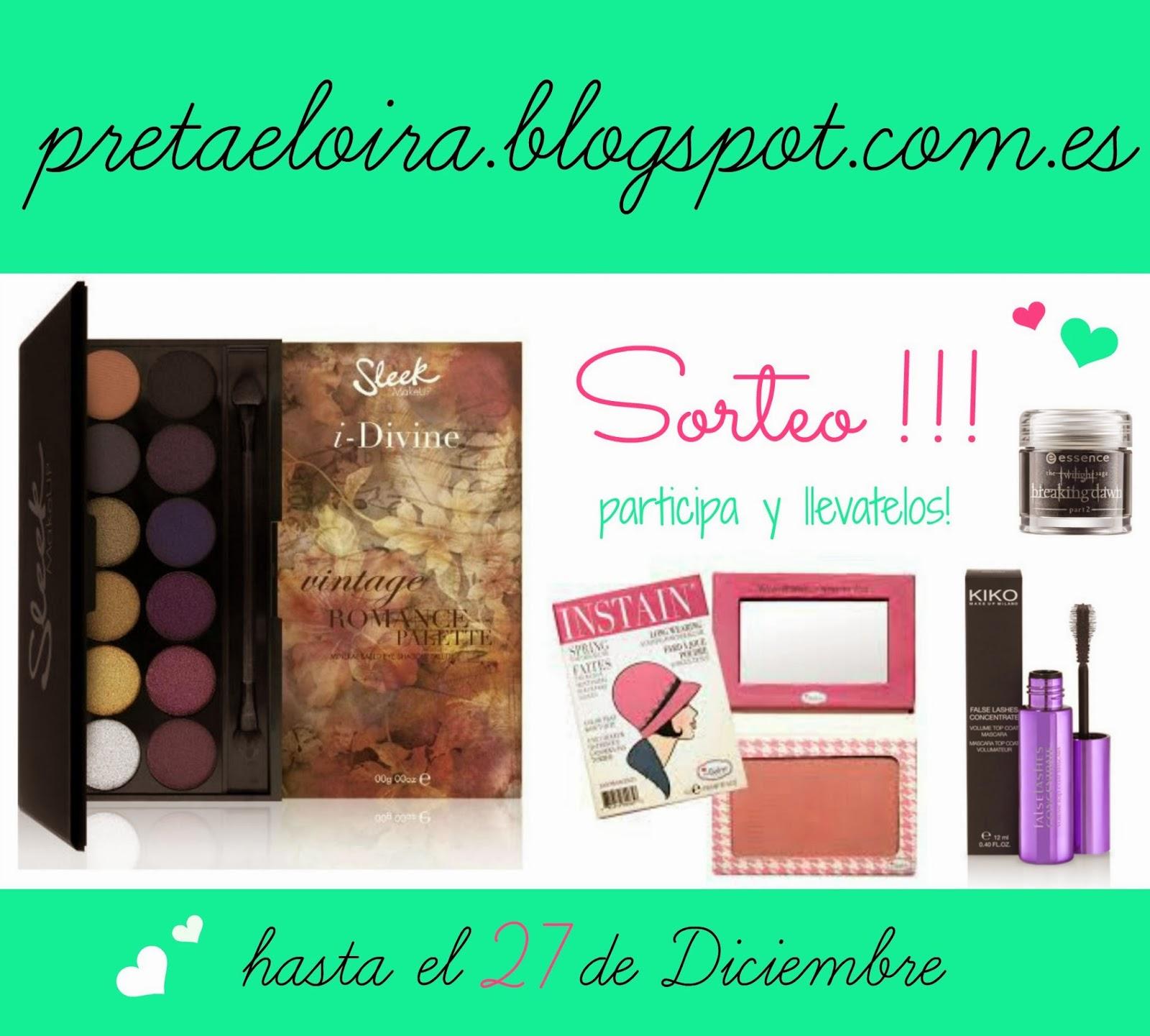 SORTEO 2: SLEEK, THE BALM...