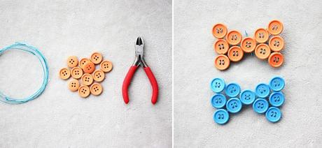 lazos manualidades ideas DIY hechas con botones