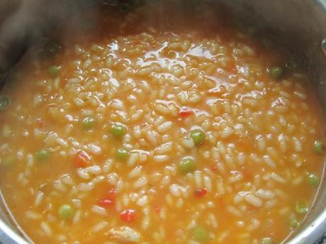 Arroz de solomillo adobado