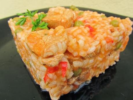 Arroz de solomillo adobado Ana Sevilla