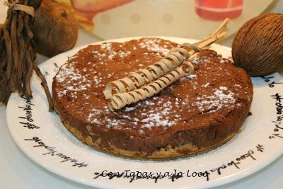 Tarta de castañas y chocolate TM