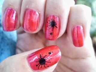 Manicura Celeste estampada. Manicura Celeste estampada.