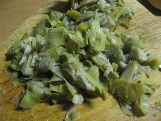 MUFFINS DE ALCACHOFAS CON CREMA DE ANCHOAS