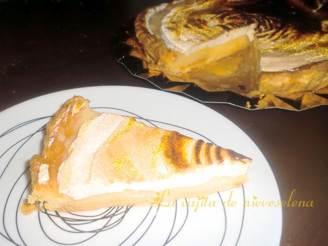 Tarta de limón y merengue