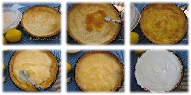 Tarta de limón y merengue