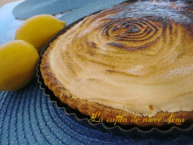 Tarta de limón y merengue