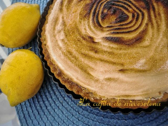 Tarta de limón y merengue
